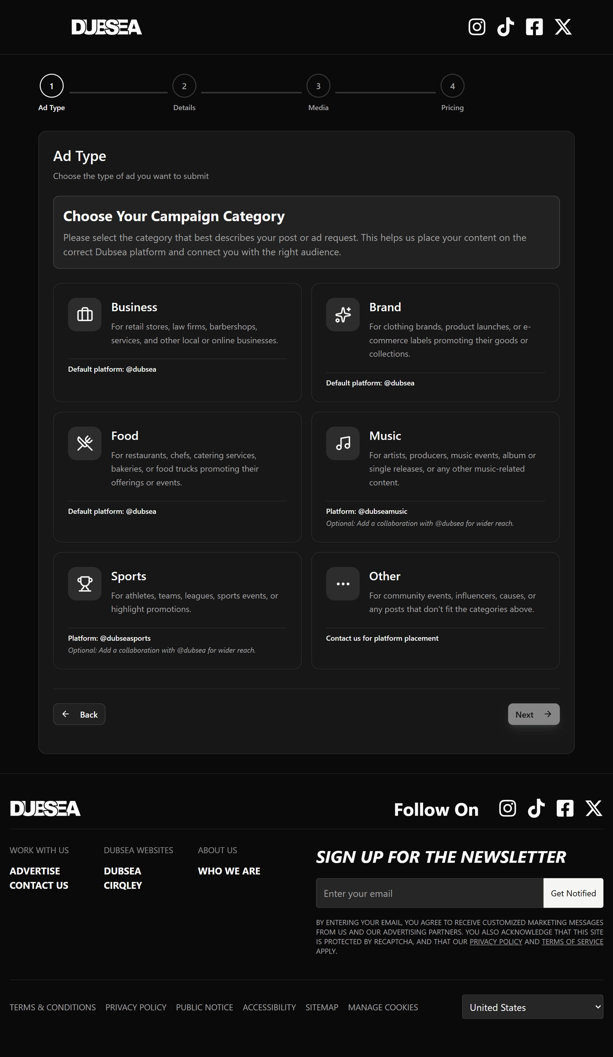 Ad Portal with Stripe, Monday.com Integration - Project image 3